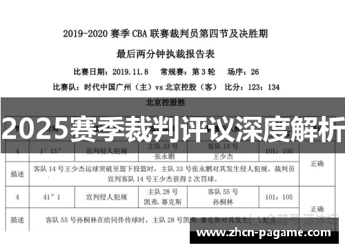 2025赛季裁判评议深度解析